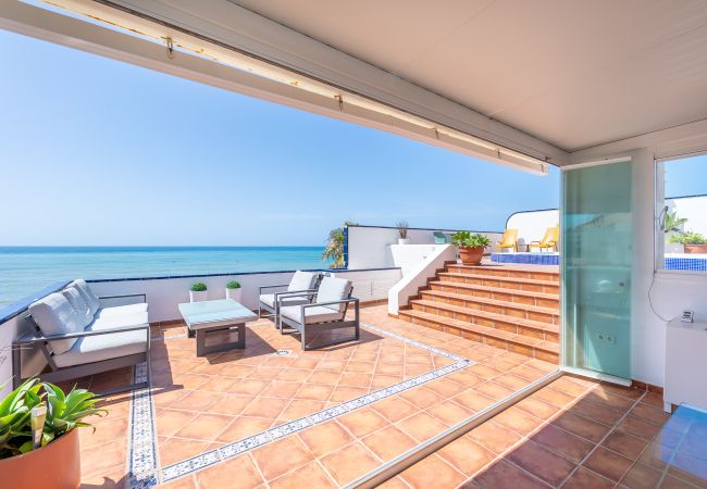 Apartment in Mijas Costa - Arkadia  Beachfront Penthouse with Private Pool